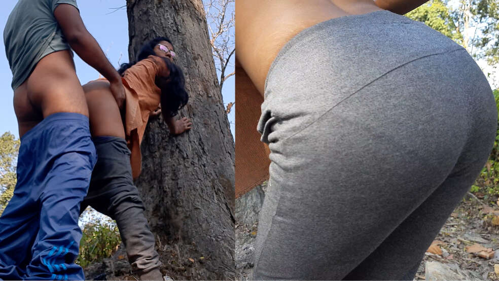 Outdoor Sex at Jungle - Indian Desi Couple Sex Video